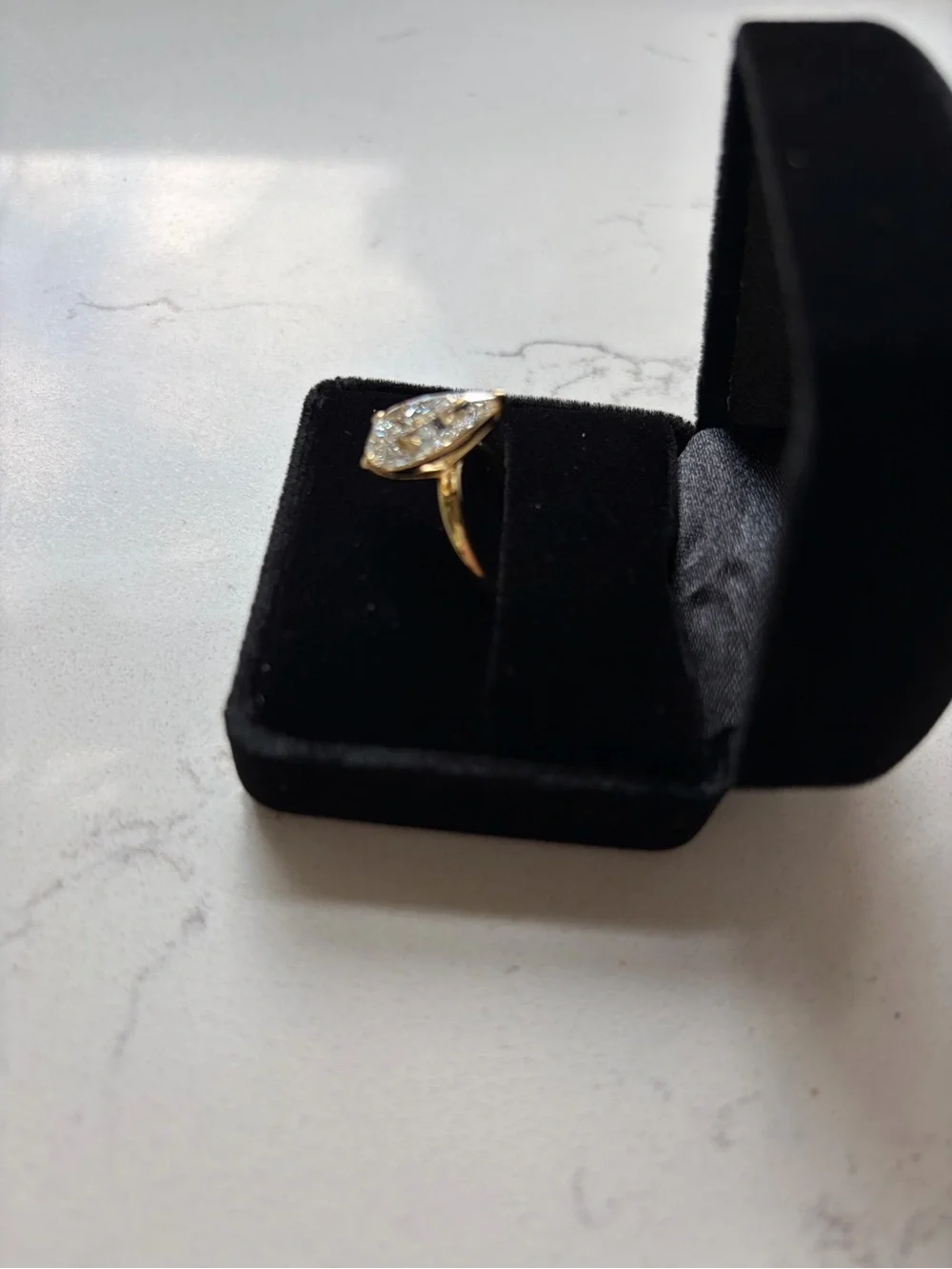 4.32 CT IGI Certified Lab Grown Diamond  Ring - F VS2- 14k Solid Yellow Gold